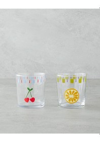 Resim English Home Fruit Cam 2'li Bardak 380 Ml Renkli Renkli 