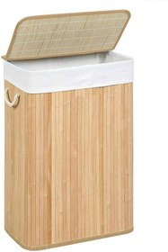 Resim E-LİFE HOME Bambu Çamaşır Sepeti - 60 Litre 