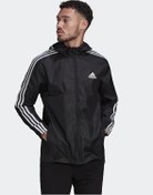 Resim adidas Essentıals 3 Erkek Kapüşonlu Yağmurluk-siyah He4321 adidas