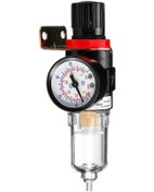 Resim Teltree 1/4 Hava Kompresörü Filtre Seti: Psi Ve Mpa Çift Gösterge, Hızlı Bağlantılar Ve Sabitleme Aparatı Dahil 
