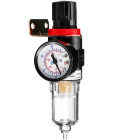 Resim Teltree 1/4 Hava Kompresörü Filtre Seti: Psi Ve Mpa Çift Gösterge, Hızlı Bağlantılar Ve Sabitleme Aparatı Dahil 