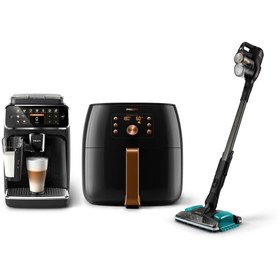 Resim Philips Çeyiz Seti ( Xc8349/01 Dikey Süpürge, Ep4341/50 Espresso Makinesi, Hd9867/90 Airfryer ) 