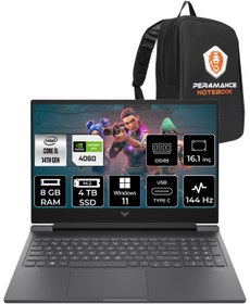 Resim HP VİCTUS 16 i5-14500HX 8GB RAM 4TB SSD RTX4060\u002F8GB 144Hz 16.1 FHD W11PRO 9J238EA & PER4 ÇANTA 