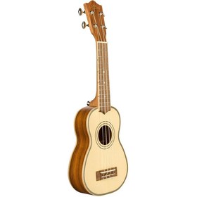 Resim Lanikai SPST-S Ladin Soprano Ukulele | Geleneksel Parlak Ukulele Sesi 