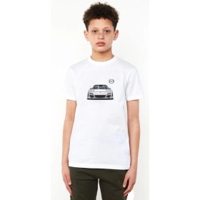 Resim Qivi Mazda Rx7 Baskılı Çocuk Beyaz Tshirt 