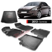 Resim Peugeot 301 Paspas Bagaj Havuzu 3D Rizline Set 2012- Sonrası 