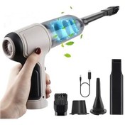Resim Getfit 3-ın-1 Bilgisayar Vakum Hava Üfleyici El Taşınabilir Hava Duster Şarj Edilebilir Araba Elek 