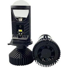 Resim Besthome1 H4 Tipi 55w 8000lm 6000k Led Farlar, Araç Işıklandırması, Uzak Yakın Birleşik, 50000 Saat Ömür, Ip67 Su Geçirmez 