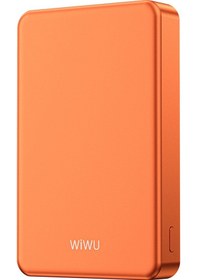 Resim Wiwu P15-1 Led Işık Göstergeli Ultra İnce Pd 20w Kablosuz Powerbank 10000mah 15w Turuncu 