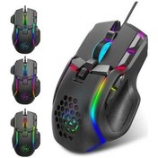 Resim Ganzhoushop Usb S700 Rgb Oyun Kablolu Işıklı Hxsj Faresi Düğmeli Dpı 12800 10 Pb S700 