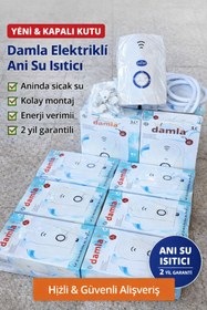 Resim Damla Elektrikli Ani Su Isıtıcı Şohben – Anında Sıcak Su – 2 Yıl Garantili 