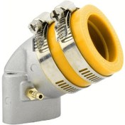 Resim Cloudstore Sarı Gy6 150cc Kart Scooter Alüminyum Alaşım Karbüratör Konik Adaptörü Hava Akışı 