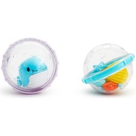 Resim Munchkin Suda Batmayan Banyo Oyuncakları 2li Set Balina 4ay+ 