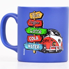 Resim Myros Retro Minibüs Kupa - Lacivert 