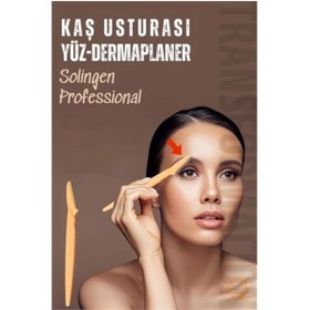 Resim Belle Fusion BFS Kaş Şekillendirici Kaş Dermaplaner Yüz Usturası Solingen Professional 