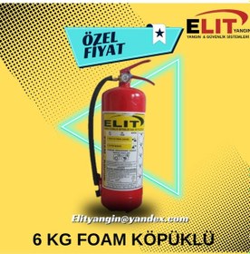 Resim 6 Kg Foam Köpüklü Yangın Söndürme Tüpü 