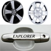 Resim Modifiye Explorer Kapı Jant Sticker Yapıştırma 8Adet 