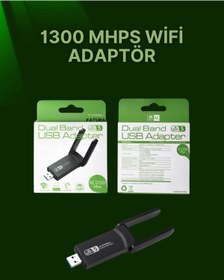Resim Genel Markalar USB 3.0 Wireless Adaptör - 2.4GHz & 5GHz Destekli 