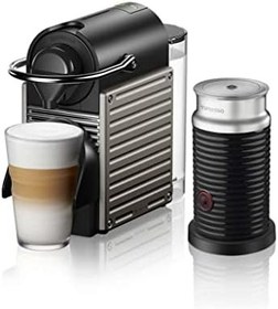 Resim Nespresso C66T Pixie Titan + Aeroccino 3 Bundle Kahve Makinesi, Gri 