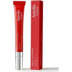 Resim Glossy Lip Oil Balm - Nemlendirici Etkili Renkli Lip Balm- Cherry Pie - Kiraz Kırmızı - 12 Ml 