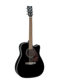 Resim Yamaha Fx370Cbl Elektro Akustik Gitar Siyah 
