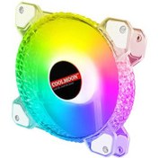 Resim Cool Moon Coolmoon 120mm Rgb Pc Kasa Fanı - Elmas Yüzeyli - 6pin 