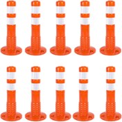 Resim FM Trafik Esnek Şerit Ayırıcı Delinatör 45 Cm (eko) (10 Adet) 