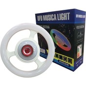 Resim Pazariz Rgb Bluetooth Hoparlör Ufo LED Ampul Tipi Disko Işıklı Lamba Speaker 