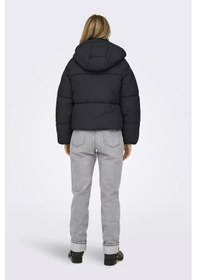 Resim Only Kadın Puffer Jacket Kapüşonlu Şişme Mont-15322013 Çok Renkli 