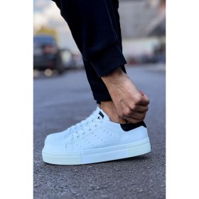 Resim ABR-MN983 - Cbt Tennis Erkek Ayakkabı Beyaz/sıyah 