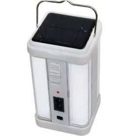 Resim P-1663 Güneş Enerjili Şarjlı Güçlü Işıldak 