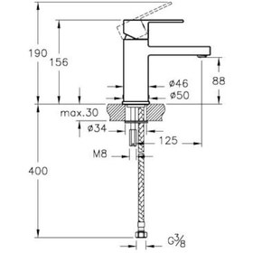Resim Artema A41936 Flo S Lavabo Bataryası 