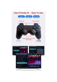 Resim Yifomall M8 Mini Oyun Konsolu 2.4g Kablosuz, 64gb 10.000+ Oyun, Ps1/arcade Desteği, Hd Tv Bağlantısı, Linux Sistemi, 2 Kablosuz Kumanda 