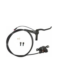 Resim Shimano Mt200 Güç Kesicili Sensörlü Bisiklet Sol Ön Hidrolik Fren Seti Siyah 