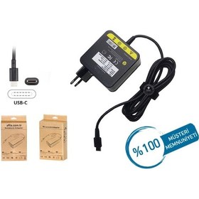 Resim Lenovo Uyumlu 20Nf001Ptx 20Hb000Stx Adaptör, Şarj Cihazı (65W Type-C) 