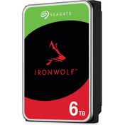 Resim Seagate IRONWOLF 6 TB 5400RPM 256MB 7/24 1-8 Yuvalı Nas için 