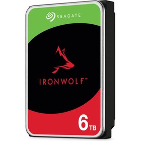 Resim Seagate IRONWOLF 6 TB 5400RPM 256MB 7/24 1-8 Yuvalı Nas için 