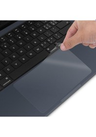 Resim Novstrap Apple Uyumlu MacBook Air 15 İnç 2023 A2941 M2 Çip İle Touchpad Trackpad Koruyucu Film 