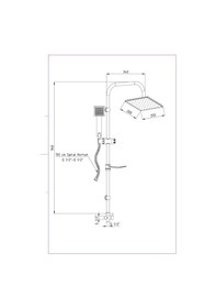 Resim Gpd Sürgülü Duş Seti Tek Fonksiyonlu El Duşu Ile Dst19-3 Diğer 