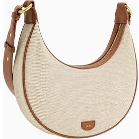 Resim Jw Pei Carly Saddle Bag Vegan Deri Omuz Çantası Kanvas 