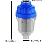 Resim Xuweiwei Güvenilir Performans Mavi Musluklu 3 6 10 Kartuşlu Su Filtre Sistemi 2 Adet Filtre 4 Adet Filtre Elemanı Ev Çamaşır Makinesi Duş İçin 