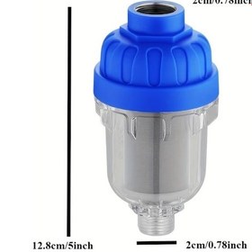 Resim Xuweiwei Güvenilir Performans Mavi Musluklu 3 6 10 Kartuşlu Su Filtre Sistemi 2 Adet Filtre 4 Adet Filtre Elemanı Ev Çamaşır Makinesi Duş İçin 