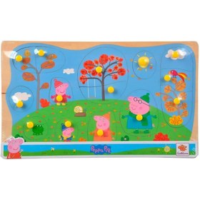 Resim Simba Eichhorn Peppa Pig Pin Puzzle - Sonbahar 109265710 