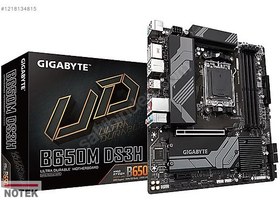 Resim Gigabyte B650M-DS3H 4xDDR5 2xM.2 AMD Ryzen 7000 AM5 Soket Anaka 