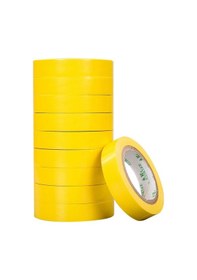 Resim 10 Adet 16mm Suya Dayanıklı Pvc İzolasyon Dara Elektrikçileri Elektrik Bandı Sarı 