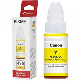 Resim Canon Gı-490y Sarı Tanklı Yazıcılar Için Mürekkep 70ml 7000 Sayfa 