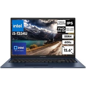 Resim Asus VivoBook 15 X1504VA-NJ2404AT38 i5-1334U 15.6" 40 GB 1 TB SSD 15.6" W11H Dizüstü Bilgisayar 