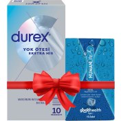 Resim Durex Yok Ötesi Ekstra Ince Ekstra His 10'lu Prezervatif + Humanlife 5 gr x 10 Doğal Jel Lubricant 