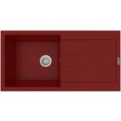Resim Polex Cristal Lux Granit Eviye P x 1 Bordo 