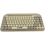 Resim Genel Markalar Saywin Bluetooth Klavye Renkli Retro Kablosuz Klavye Daktilo Görünümlü Tuş Tasarımı Şık Ve Kullanış 